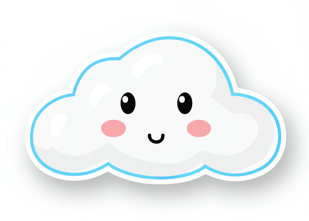 Cloud sticker